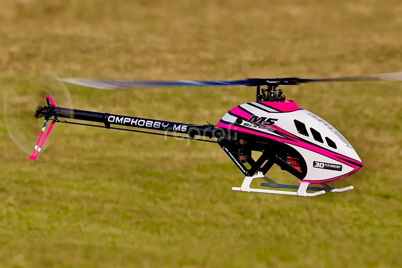 RC vrtulník M5 kit (pro mini serva), růžová