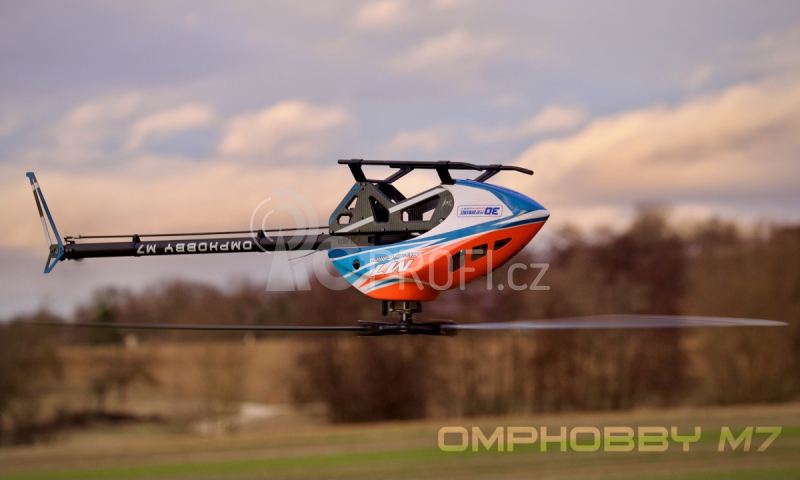 RC vrtulník M7 stavebnice, oranžová