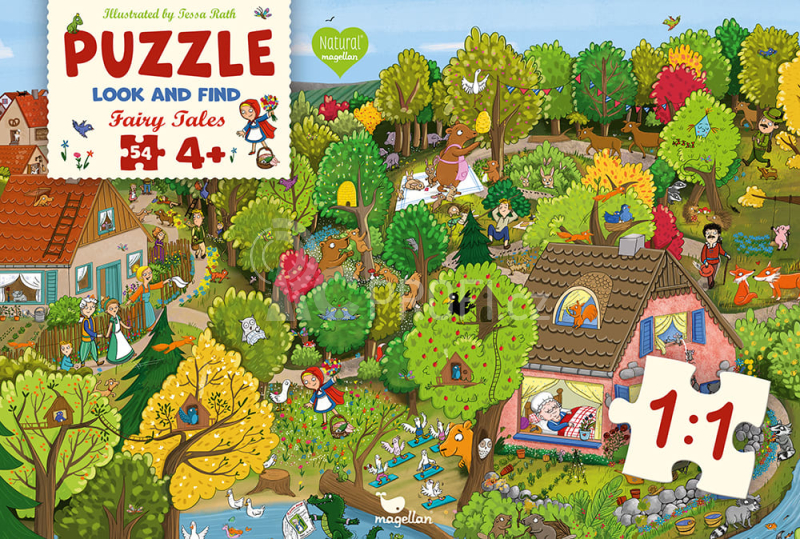 Magellan Puzzle Hledej a najdi Červená Karkulka