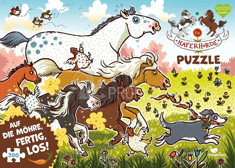 Magellan Puzzle Ovesná parta závod o mrkvičku