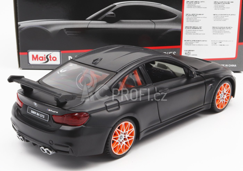 Maisto BMW 4-series M4 Gts Coupe (f82) 2016 1:24 Matt Black