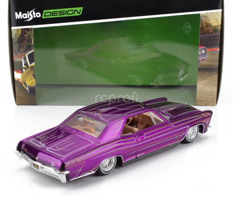 Maisto Buick Riviera Lowriders 1965 1:26 Purple Met