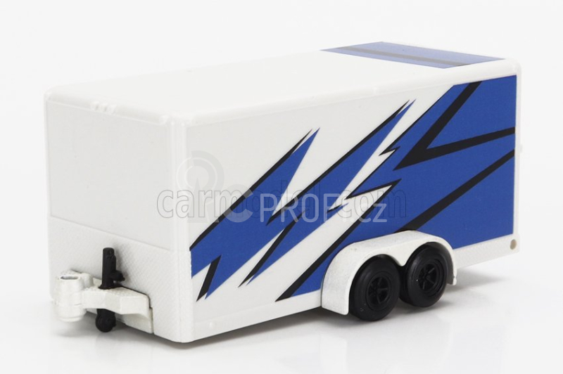 Maisto Chevrolet 1500 Pick-up With Trailer Car Transporter + Subaru Brx 2019 1:64 Modrá Bílá