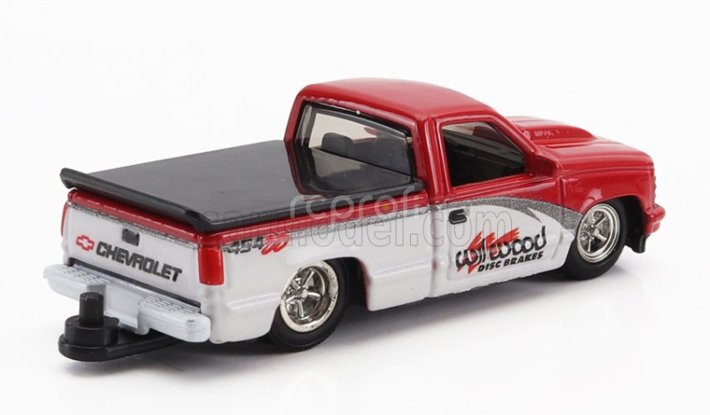 Maisto Chevrolet 454 Ss Pick-up With Trailer Car Transporter + Pick-up 1936 1:64 Bílá Červená