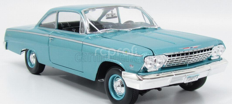 Maisto Chevrolet Bel Air Coupe 2-door 1962 1:18 Světle Modrá Met