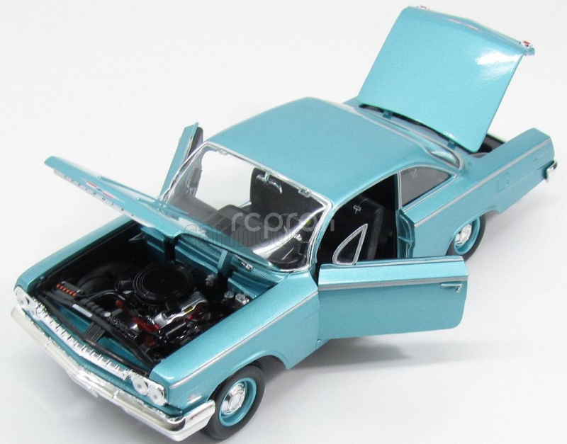 Maisto Chevrolet Bel Air Coupe 2-door 1962 1:18 Světle Modrá Met
