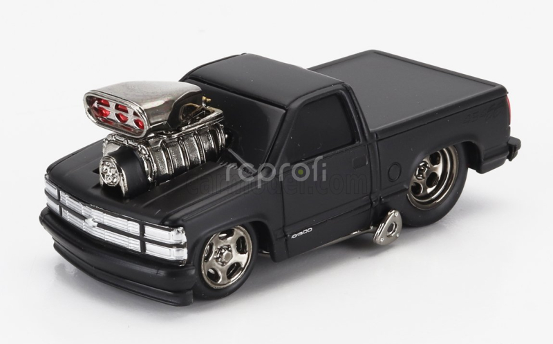 Maisto Chevrolet C-60 Flatbed Car Transporter 1966 With 454 Ss Pick-up Custom 1993 1:64 Black