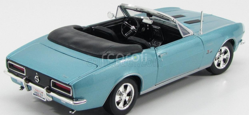 Maisto Chevrolet Camaro Ss 396 Convertible 1968 1:18 Světle Modrá Met