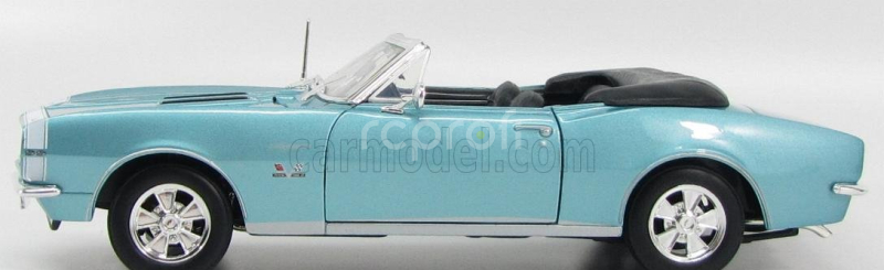 Maisto Chevrolet Camaro Ss 396 Convertible 1968 1:18 Světle Modrá Met