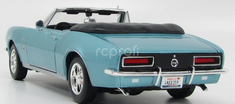 Maisto Chevrolet Camaro Ss 396 Convertible 1968 1:18 Světle Modrá Met