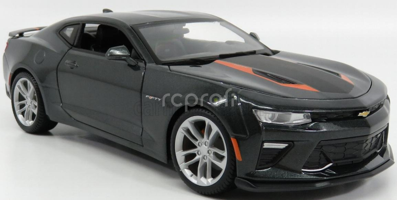 Maisto Chevrolet Camaro Ss Coupe 2017 - 50th Anniversary 1:18 Grey Met