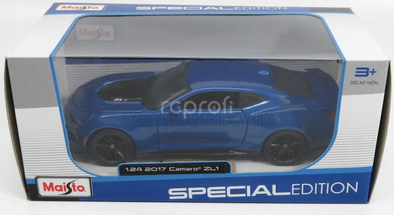 Maisto Chevrolet Camaro Zl1 Coupe 2017 1:24 Blue Met