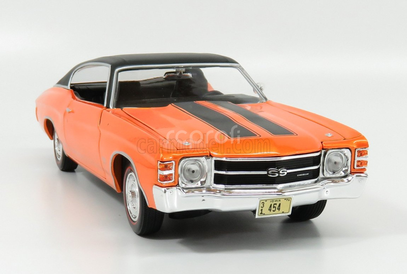Maisto Chevrolet Chevelle Ss 454 Coupe 1971 1:18 Oranžová Matná Černá