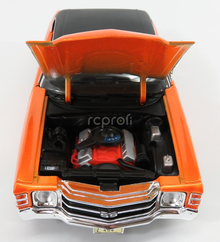 Maisto Chevrolet Chevelle Ss 454 Coupe 1971 1:18 Oranžová Matná Černá