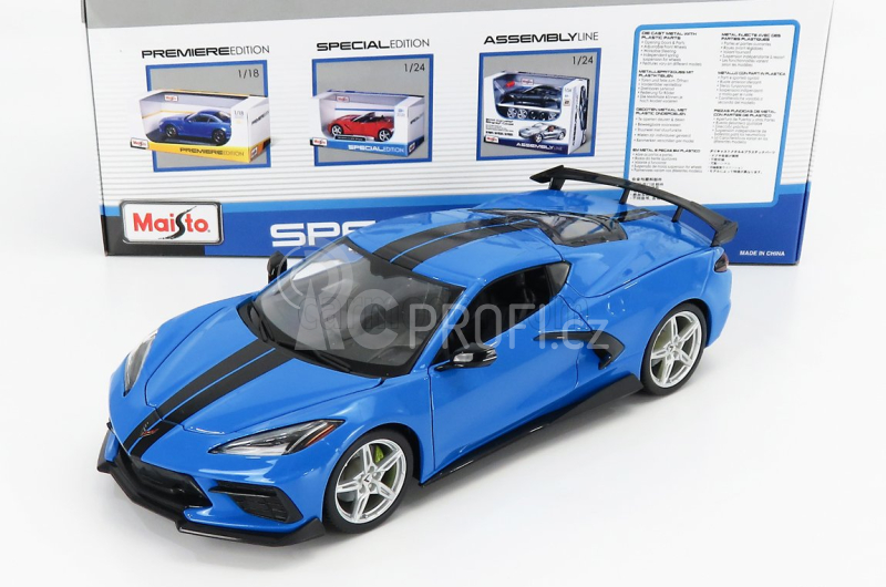Maisto Chevrolet Corvette Stingray 2020 1:18 Blue