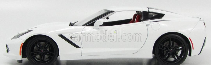 Maisto Chevrolet Corvette Z51 Coupe Stingray 2014 1:18 Bílá
