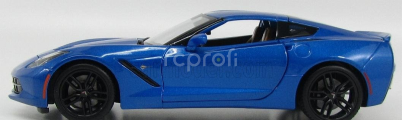 Maisto Chevrolet Corvette Z51 Coupe Stingray 2014 1:18 Blue Met