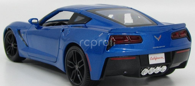 Maisto Chevrolet Corvette Z51 Coupe Stingray 2014 1:18 Blue Met