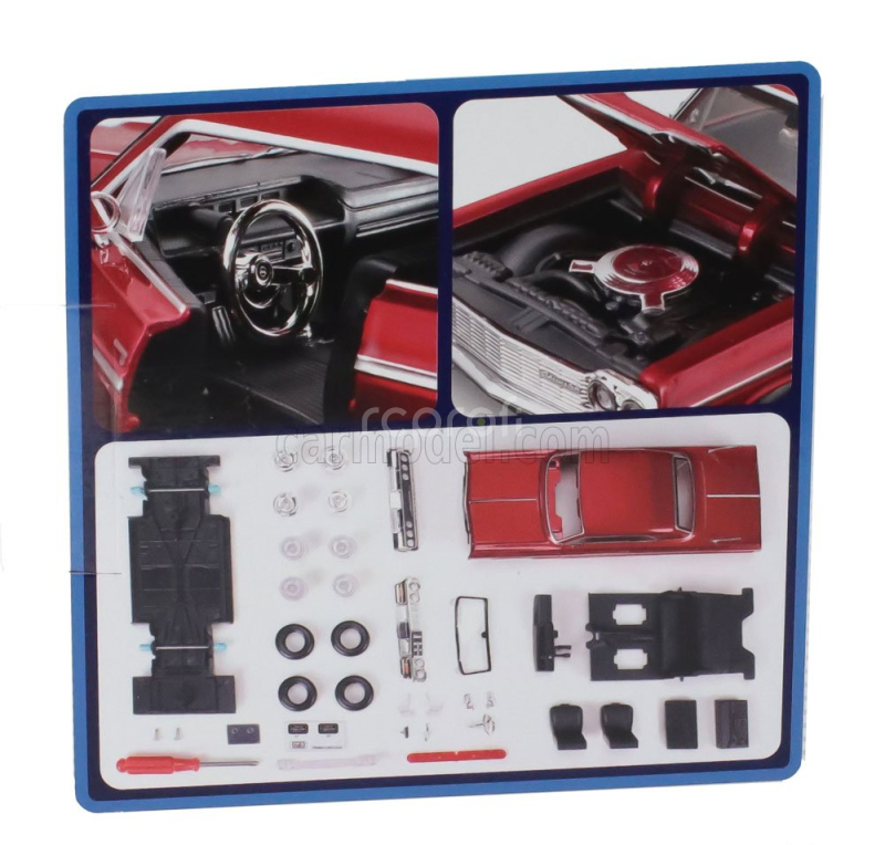 Maisto Chevrolet Impala Ss 1964 1:24 Red Met