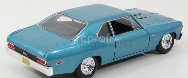Maisto Chevrolet Nova Ss Coupe 1970 1:24 Světle Modrá Met