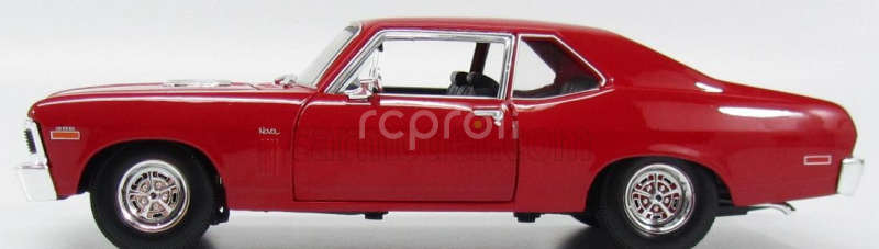 Maisto Chevrolet Nova Ss Coupe 2-door 1970 1:18 Red