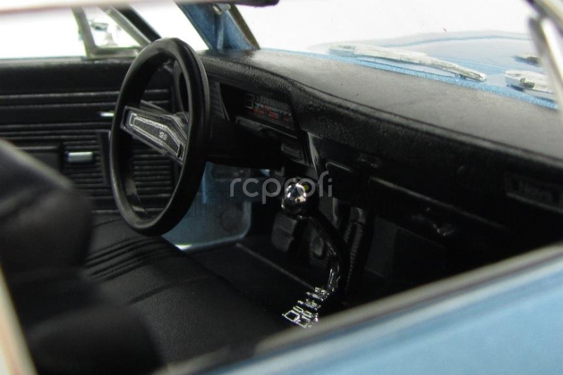 Maisto Chevrolet Nova Ss Coupe 2-door 1970 1:18 Světle Modrá