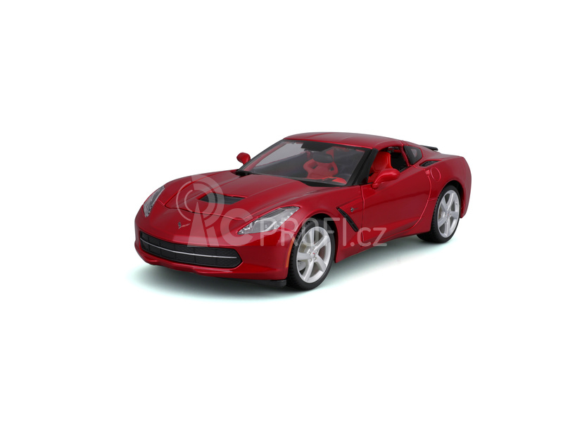 Maisto Corvette Stingray 2014 1:18 červená metalíza