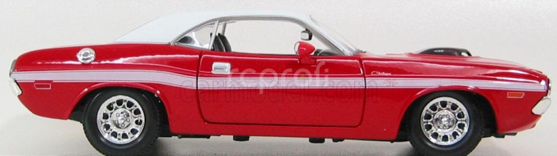 Maisto Dodge Challenger R/t Coupe 1970 1:24 Červená Bílá