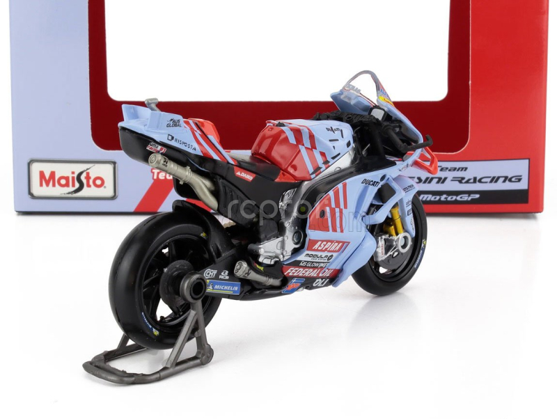 Maisto Ducati Desmosedici Gp23 Team Gresini Racing N 73 Motogp Season 2024 Alex Marquez 1:18 Světle Modrá