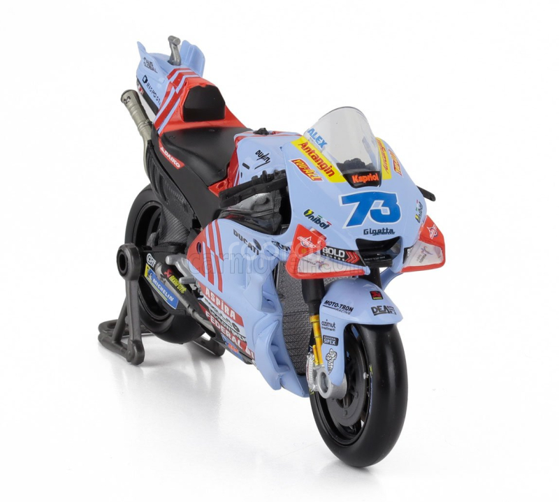 Maisto Ducati Desmosedici Gp23 Team Gresini Racing N 73 Motogp Season 2024 Alex Marquez 1:18 Světle Modrá