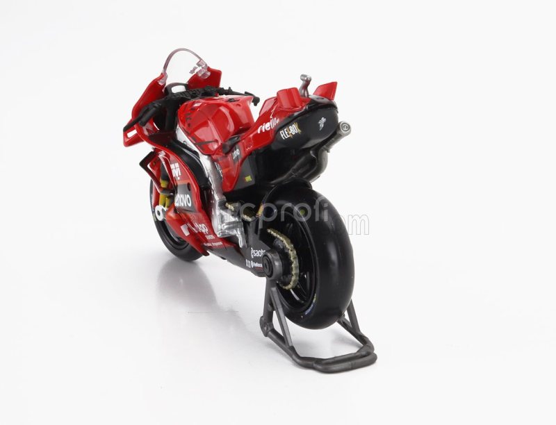 Maisto Ducati Set 2x Desmosedici Gp23 Team Lenovo N 1 World Champion Motogp Season 2023 Francesco Bagnaia + N 23 Motogp Season 2023 Enea Bastianini 1:18 Red