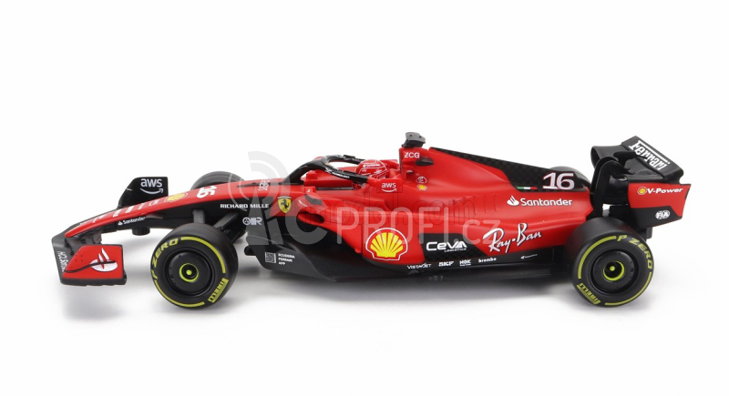 Maisto Ferrari F1  Sf-23 Team Scuderia Ferrari N 16 Season 2023 Charles Leclerc 1:24 Červená Černá