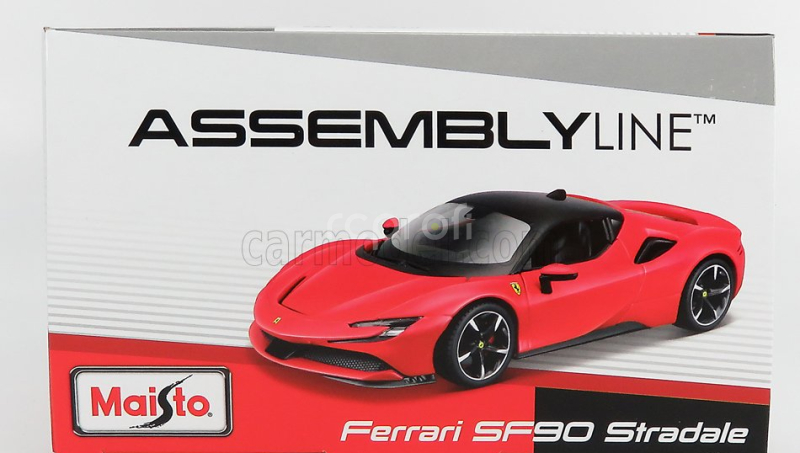 Maisto Ferrari Sf90 Hybrid Stradale 2019 1:24 Červená Černá