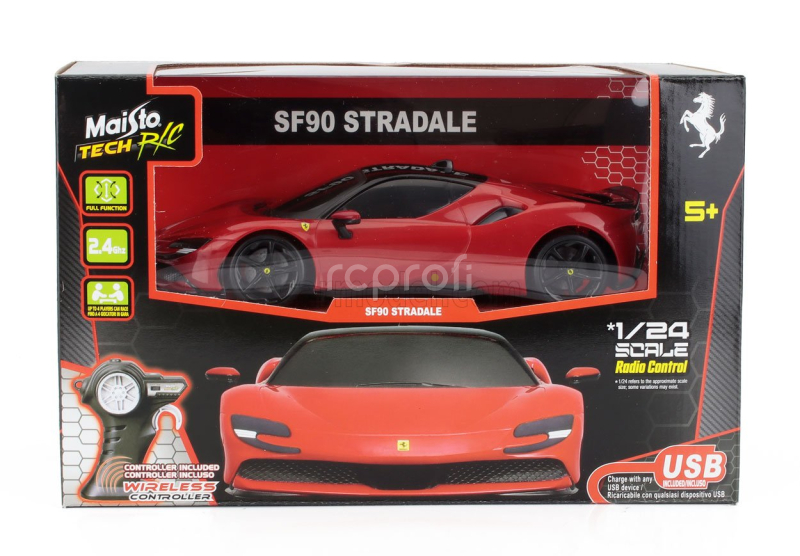 Maisto Ferrari Sf90 Stradale 2019 1:24 Red