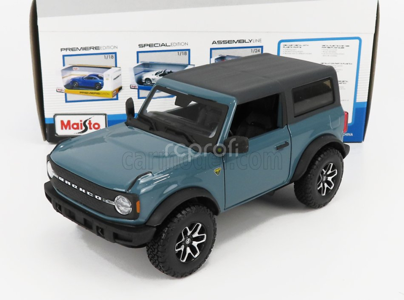 Maisto Ford usa Bronco Badlands 2021 1:24 Modrá Černá