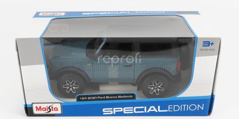 Maisto Ford usa Bronco Badlands 2021 1:24 Modrá Černá