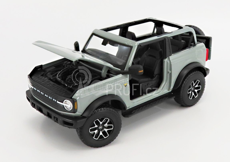 Maisto Ford usa Bronco Badlands Without Doors 2021 1:18 Grey