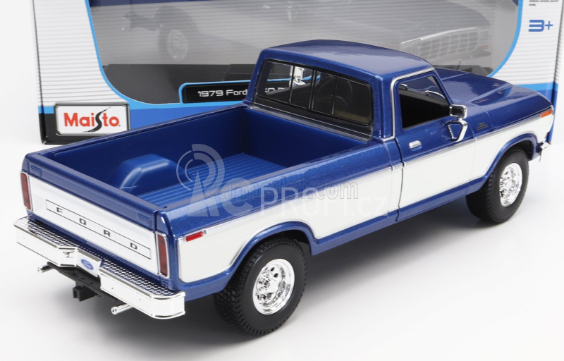 Maisto Ford usa F-150 Pick-up 1979 1:18 Modrá Bílá
