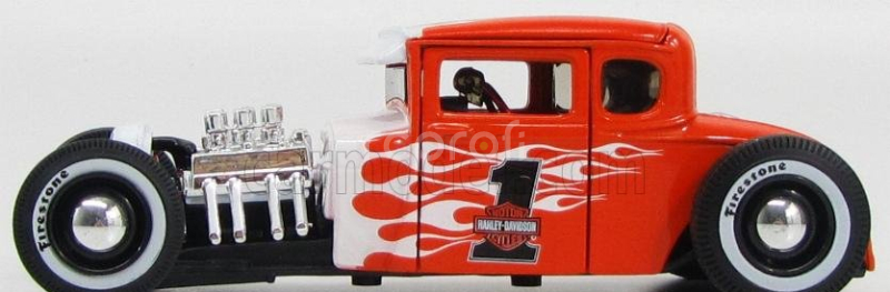 Maisto Ford usa Model A Custom Harley-davidson N 1 1929 1:24 Oranžová Bílá