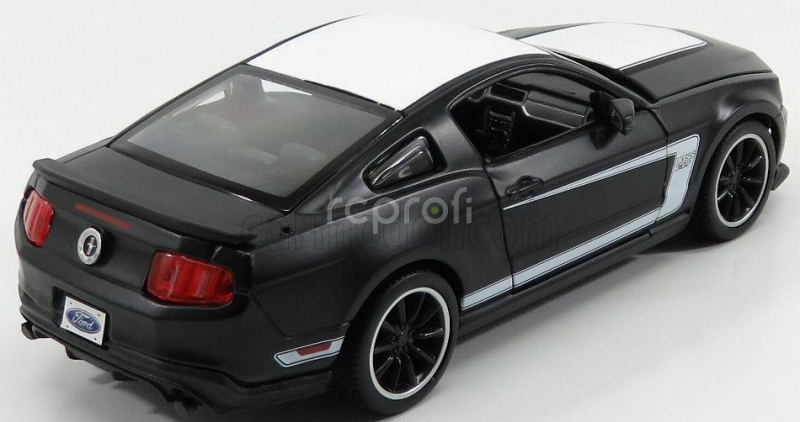 Maisto Ford usa Mustang Boss 302 Coupe 2012 1:24 Matná Černá Bílá