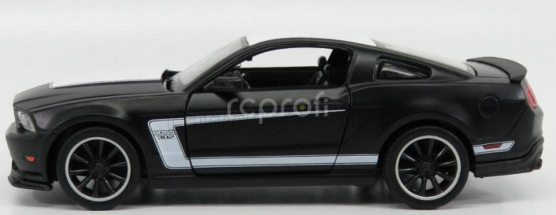 Maisto Ford usa Mustang Boss 302 Coupe 2012 1:24 Matná Černá Bílá