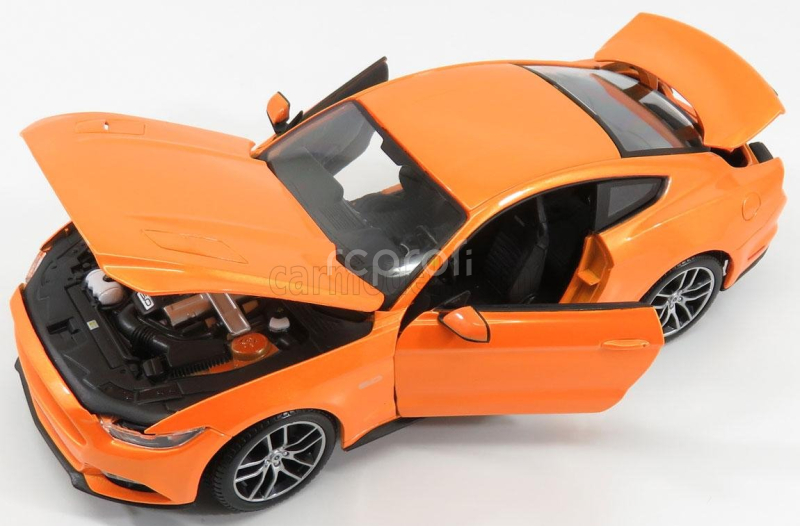 Maisto Ford usa Mustang Coupe 5.0 Gt 2015 1:18 Orange Met