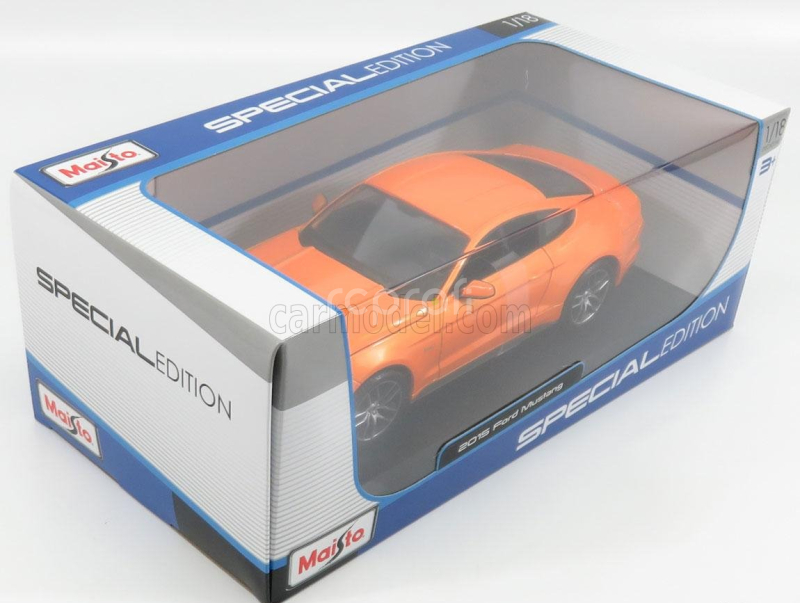 Maisto Ford usa Mustang Coupe 5.0 Gt 2015 1:18 Orange Met