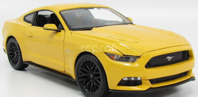 Maisto Ford usa Mustang Coupe 5.0 Gt 2015 1:18 Žlutá