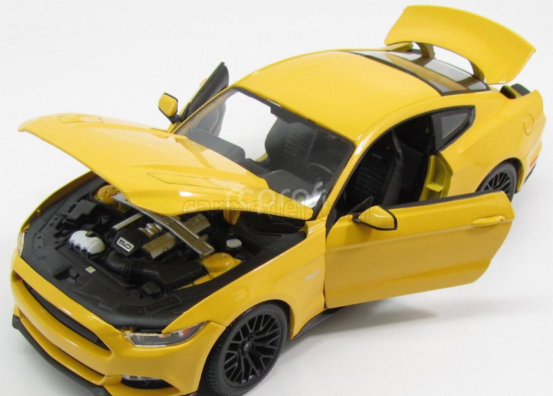 Maisto Ford usa Mustang Coupe 5.0 Gt 2015 1:18 Žlutá