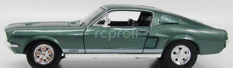 Maisto Ford usa Mustang Gta Coupe Fastback 1967 1:18 Green Met