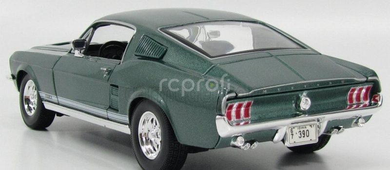 Maisto Ford usa Mustang Gta Coupe Fastback 1967 1:18 Green Met