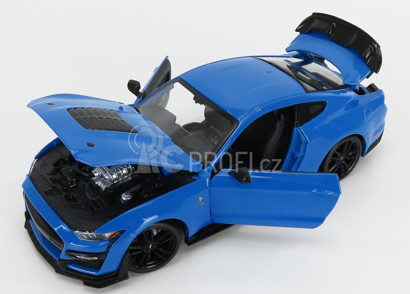 Maisto Ford usa Mustang Shelby Gt500 Coupe 2020 1:18 Světle Modrá