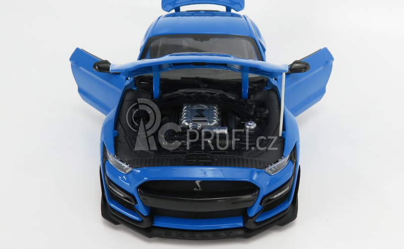 Maisto Ford usa Mustang Shelby Gt500 Coupe 2020 1:18 Světle Modrá