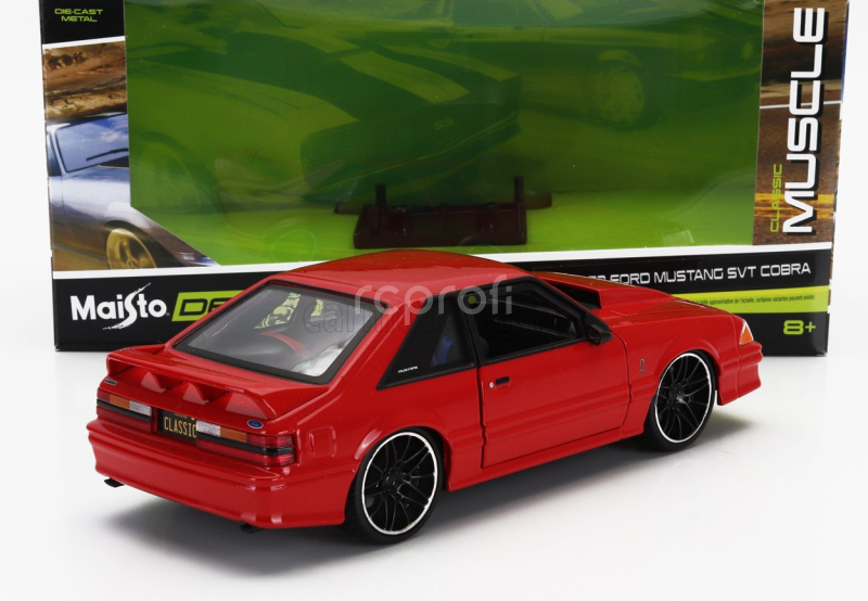 Maisto Ford usa Mustang Svt Cobra Coupe 1993 1:24 Red